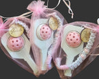 Personalized Pickleball Paddle Spinner Bag Charm