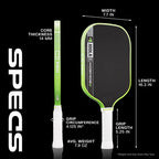 Joola Kosmos Pro V Paddle - 16mm and 14mm