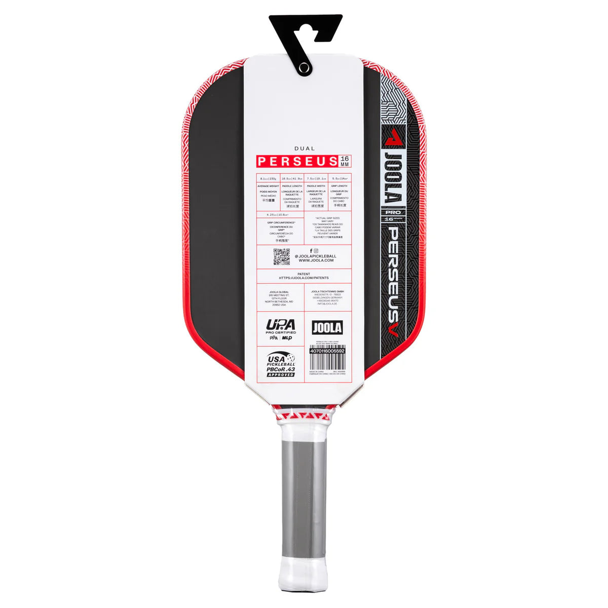 Joola Perseus Pro V 16mm Paddle